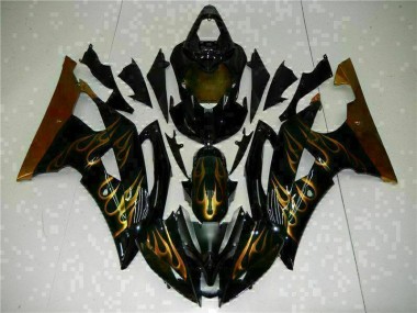 Black 2008-2016 YZF R6 Motorcycle Fairing