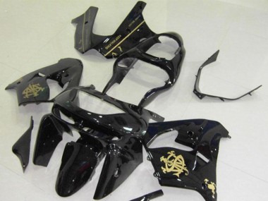 Black JW 1998-1999 ZX9R Motorcycle Fairings
