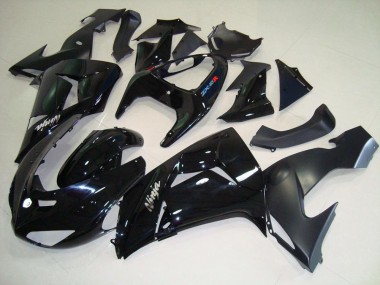 Black Matte Black 2006-2007 ZX10R Motorcycle Fairings