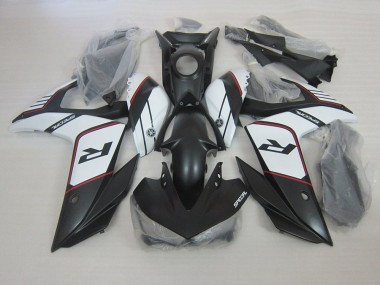 Black White 2015-2022 YZF R3 Motorcycle Fairings