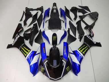 Blue Black Monster 2015-2019 YZF R1 Motorcycle Fairings