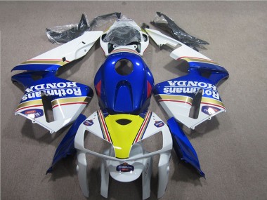 Blue White Rothmans 2005-2006 CBR600RR Motorcycle Fairings