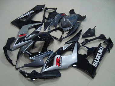 Grey Black Silver 2005-2006 GSXR 1000 Motorcycle Fairings