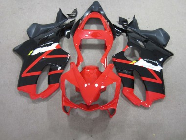Red Black 2001-2003 CBR600 F4i Motorcycle Bodywork