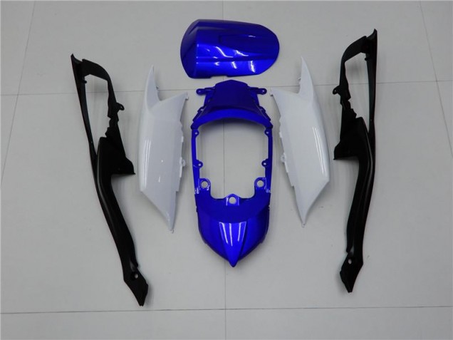 White Blue 2008-2010 GSXR 600/750 Motorcycle Fairings