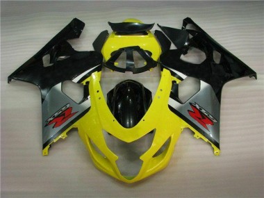 Yellow Black 2004-2005 GSXR 600/750 Motorcycle Fairing